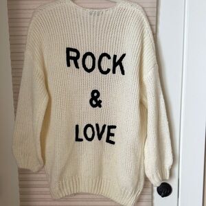 Rock & Love Cream Sweater